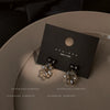 Women's Geometric Square Artificial Crystal Earrings Electroplated Fashion Statement Earrings