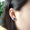 Women's Geometric Square Micro Inlaid Zircon Earrings In S925 Sterling Silver Fashion Jewelry