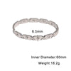 Women's Geometric Stainless Steel Bracelet With Colorfast Gold Plated Finish And Modern Minimalist Design
