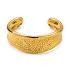 Women's Geometric Stainless Steel Bracelet With Gold Vacuum Plating Minimalist Fashion Jewelry Accessory