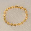 Women's Geometric Stainless Steel Bracelet With Smooth Plated Finish Colorfast Hypoallergenic Fashion Jewelry