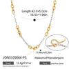 Women's Geometric Stainless Steel Chain Bracelet With Plated Finish Hypoallergenic Fashion Jewelry Wholesale