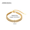 Women's Geometric Stainless Steel Electroplated Bracelet