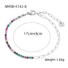 Women's Geometric Stainless Steel 18K Electroplated Fine Diamond Bracelet