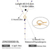 Women's Geometric Stainless Steel Long Necklace With Pvd Vacuum Gold Plated Finish And Lobster Clasp Wholesale