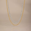 Women's Geometric Stainless Steel Necklace With Gold Plated Finish And Regular Chain Simple Fashion Jewelry Accessory For Wholesale