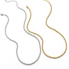 Women's Geometric Stainless Steel Necklace With Gold Plated Finish And Regular Chain Simple Fashion Jewelry Accessory For Wholesale