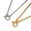 Women's Geometric Stainless Steel Necklace With 18K Gold Vacuum Plating And Regular Chain Light Luxury Fashion Jewelry