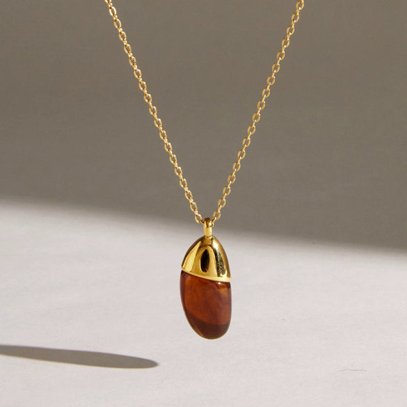 Women's Geometric Stainless Steel Necklace With Pvd Gold Plating And Lobster Clasp Stylish Regular Chain Jewelry