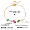 Women's Geometric Stainless Steel Necklace With Pvd Vacuum Gold Plated Finish And Lobster Clasp