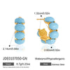 Women's Geometric Stainless Steel Necklace With Pvd Vacuum Gold Plating Regular Chain And Lobster Clasp
