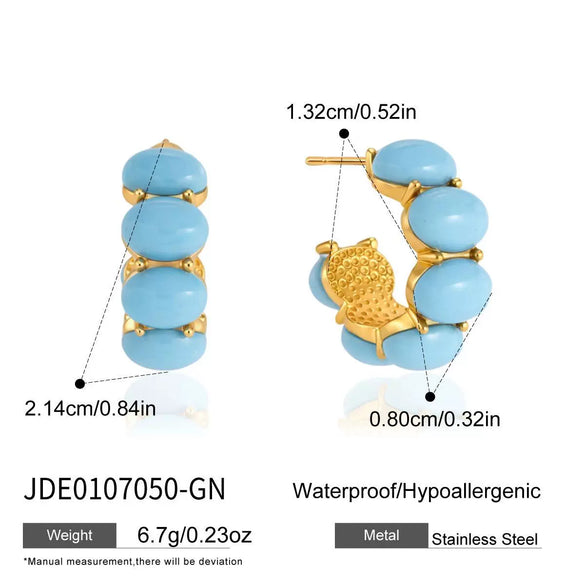Women's Geometric Stainless Steel Necklace With Pvd Vacuum Gold Plating Regular Chain And Lobster Clasp