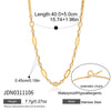 Women's Geometric Stainless Steel Pendant Necklace With Black Rope Chain And Pvd Gold Plated Finish