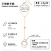Women's Geometric Star Hand Chain Bracelet In Gold Plated Stainless Steel With A Delicate Thin Chain Design