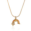 Women's Geometric Starburst Sun Pendant Necklace With Gold Plated Copper Zircon Accents And Ball Chain Wholesale Jewelry