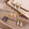 Women's Geometric Stone Beaded Earrings