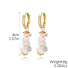 Women's Geometric Stone Beaded Earrings