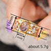 Women's Geometric Style Copper Ring With Zirconia Jewelry