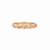 Women's Geometric Twisted Ring Silver Jewelry S925 Sterling Silver Electroplated