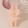 Women's Geometric Wave Shark Clip Hair Accessories Ps Material Baking Paint