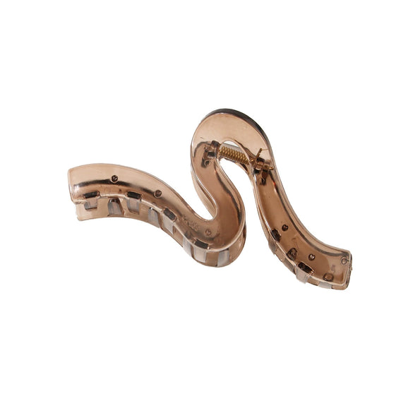 Women's Geometric Wave Shark Clip Hair Accessories Ps Material Baking Paint