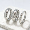 Women's Geometric Wide Threaded Metal Bracelet Set With Smooth Electroplated Finish Urban Statement Jewelry Accessories