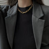 Women's Geometric Zinc Alloy Short Necklace With Electroplated Conventional Chain Simple Fashion Collarbone Chain