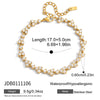 Women's Geometric Zircon Bracelet In Plated Stainless Steel Sparkling Colorfast Jewelry Wholesale