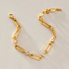 Women's Geometric Zircon Bracelet In Plated Stainless Steel Sparkling Colorfast Jewelry Wholesale
