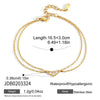Women's Geometric Zircon Bracelet In Plated Stainless Steel Sparkling Colorfast Jewelry Wholesale