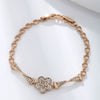 Women's Geometric Zircon Jewelry Bracelet Copperzinc Alloy 18K Gold Plated Watch Buckle Hiphop Highend Luxury