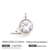 Women's Geometric Zircon Pendant Stainless Steel Choker Necklace With Plated Finish