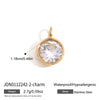 Women's Geometric Zircon Pendant Stainless Steel Choker Necklace With Plated Finish