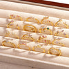 Women's Gold Plated Copper Cute Fairy Flash Diamond Butterfly Flower Rings With Electroplating