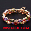 Women's Gold Plated Copper Drop Shape Zircon Bracelet With Electroplated Finish Simple Geometric Jewelry