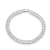 Women's Gold Plated Copper Star Bracelet With Colored Zircon Short Box Chain Personality Jewelry