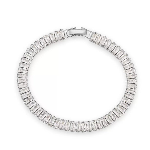 Women's Gold Plated Copper Star Bracelet With Colored Zircon Short Box Chain Personality Jewelry