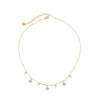 Women’s Gold Plated Stainless Steel Cherry Zircon Geometric Pendant Necklace With Lobster Clasp And Regular Chain