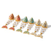 Women's Gold Plated Stainless Steel Enamel Fish Earrings With Rhinestone And Pearl Inlay Geometric Animal Style