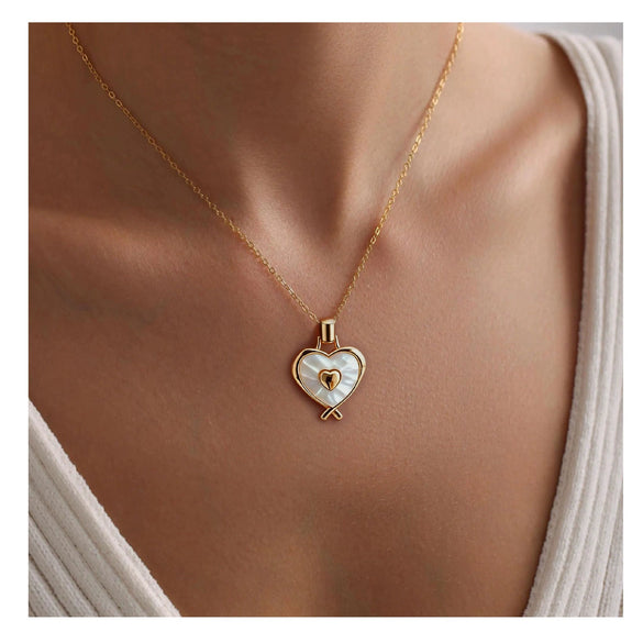 Women's Gold Tone Copper Round Rose Pendant Necklace Elegant Light Luxury Geometric Floral Clavicle Chain With Electroplated Finish