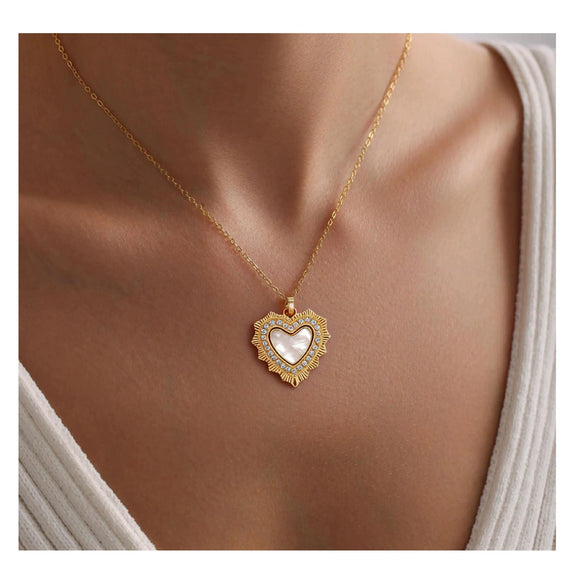 Women's Gold Tone Copper Round Rose Pendant Necklace Elegant Light Luxury Geometric Floral Clavicle Chain With Electroplated Finish