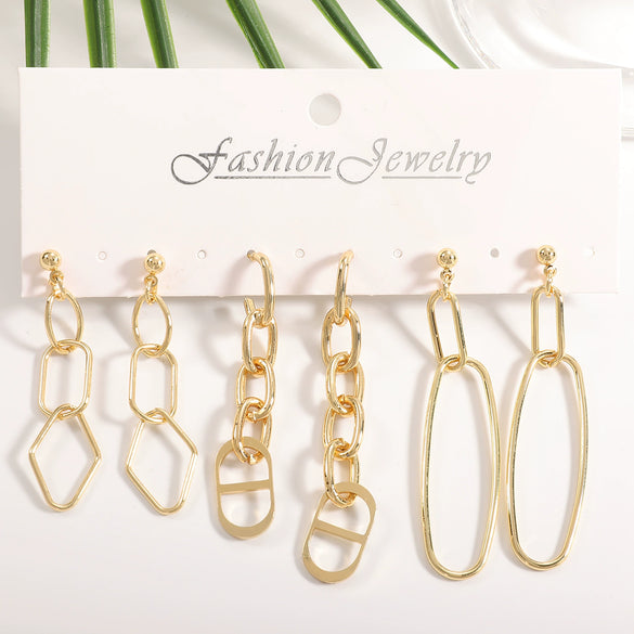 Women's Gold Tone Ginkgo Leaf Tassel Earrings Geometric Floral Statement Jewelry With Stainless Steel Posts And Electroplated Finish