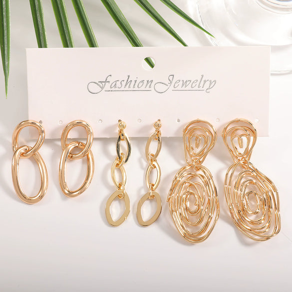 Women's Gold Tone Ginkgo Leaf Tassel Earrings Geometric Floral Statement Jewelry With Stainless Steel Posts And Electroplated Finish