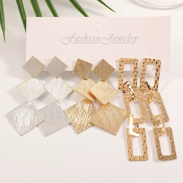 Women's Gold Tone Ginkgo Leaf Tassel Earrings Geometric Floral Statement Jewelry With Stainless Steel Posts And Electroplated Finish