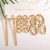 Women's Gold Tone Ginkgo Leaf Tassel Earrings Geometric Floral Statement Jewelry With Stainless Steel Posts And Electroplated Finish