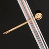 Women's Gold Tone Metal Word Clip Hairpin With Simple Floral Design And Electroplated Finish Hair Accessory