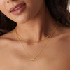 Women's Gold Tone Water Ripple Zircon Necklace Light Luxury Copper Clavicle Chain With Layered Geometric Pendant And Electroplated Finish
