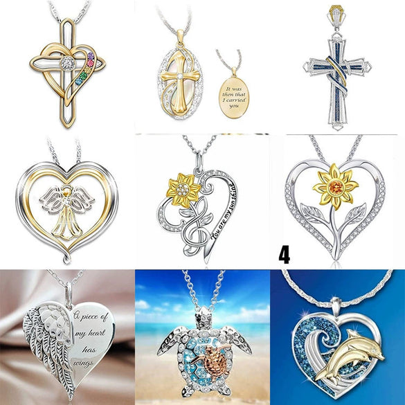Women's Goldplated Alloy Necklace With Colorful Gem Geometric Pendant Wholesale Jewelry