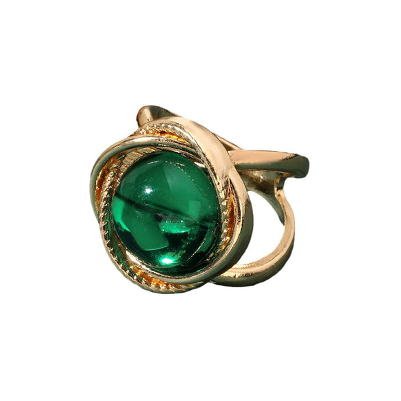 Women's Green Silk Scarf Buckle Multifunctional Shawl Corner Fixing Buckle Zinc Alloy Geometric Crystal Inlaid Electroplated