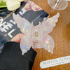Women's Hair Accessories Handmade Pvc Butterfly Hair Grab Clip